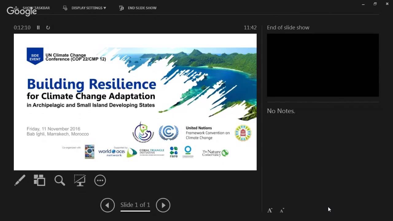 Indonesia: Building Resilience for CC Adaptation in Archipelagic & Small Isl Developing States