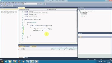 Tutorial C# en Español   Capitulo 03 Array Arreglos en csharp