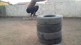Charles Kanyane Tyres Jump
