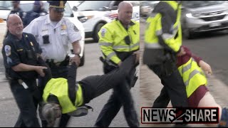 Famous Police carry, drag, and arrest climate activists blocking I-395 in DC during morning rush hour Net Worth