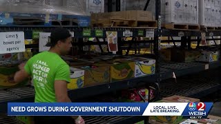 Food banks need help with SNAP benefits ending due to the federal government shutdown