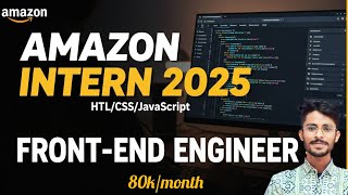 Amazon Internship - 2025 | Complete Guide | Free Resources | Software Engineer | #jobs
