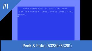 C64 | Basic | Peek & Poke (53280/53281)
