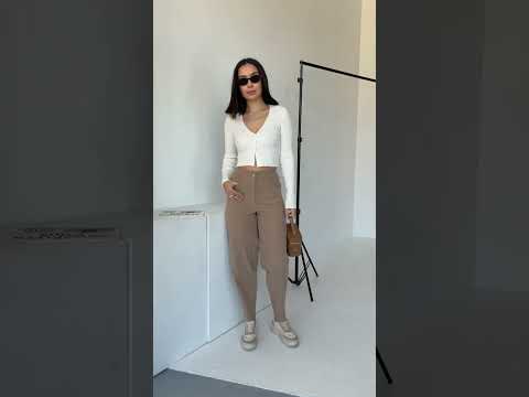 Женские вельветовые брюки, видео 1