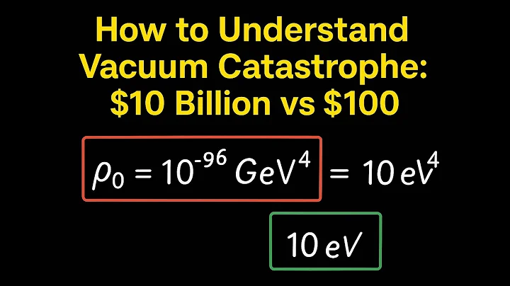 How to Understand Vacuum Catastrophe: $10 Billion vs $100 | Dark Energy Discrepancy Explained