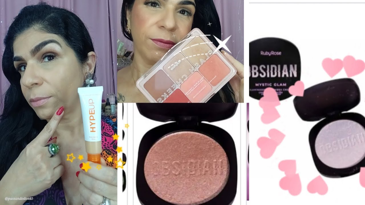 BASE HYPEUP MARI MARIA E PALETAS RUBY ROSE/POR THAIS HELENA