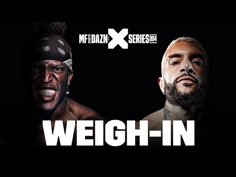 Ksi vs. Faze temper | dazn x 004 weigh in livestream