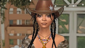 The Sims 4 CAS Test | Custom Sim: Nayana Morning Star (CC Showcase)