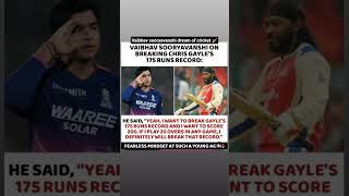 this is possible or not🤔🤔#cricket #bcci #vaibhav suryavanshi #youtube shorts #ipl 2026# chris gayle