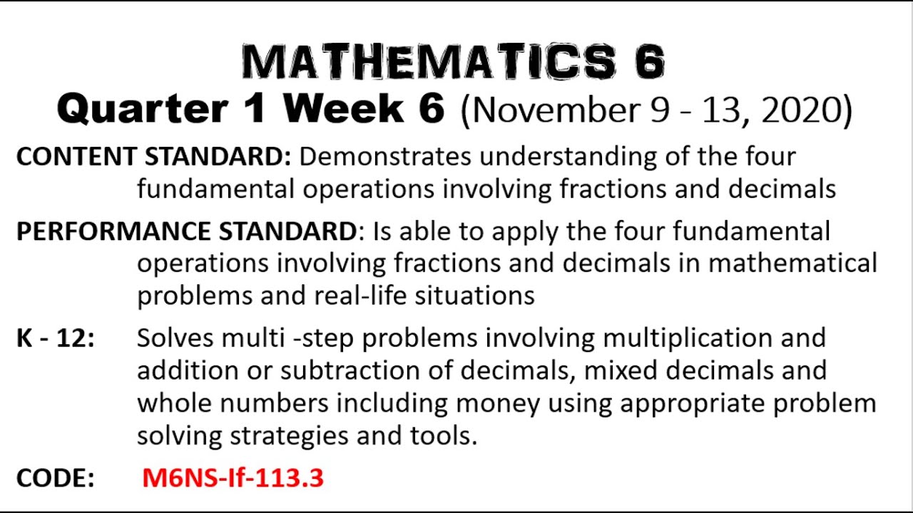 Multi-step problems in multiplication and addition or subtraction of decimals  (Taglish)