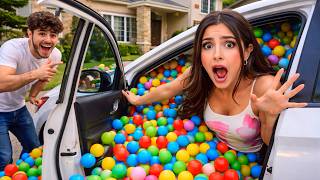 I Pranked My Sister By Filling Her Car With 1000 Balls