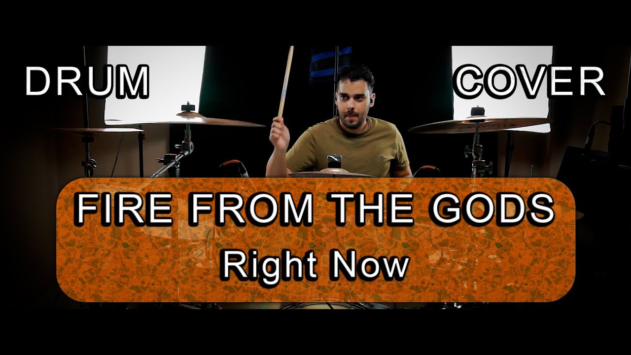 Jessé Nogueira - Fire From The Gods - Right Now (Drum Cover)