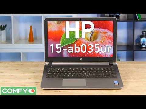 HP Pavilion 15-ab035ur - ноутбук с деловым стилем и дискретной графикой - Видео демонстрация