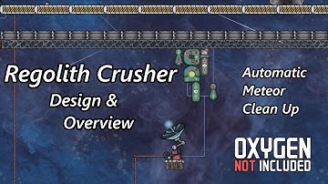 Delete Space Regolith with The Door Crusher! - Anti Meteor Design & Overview - Oxygen Not Included
