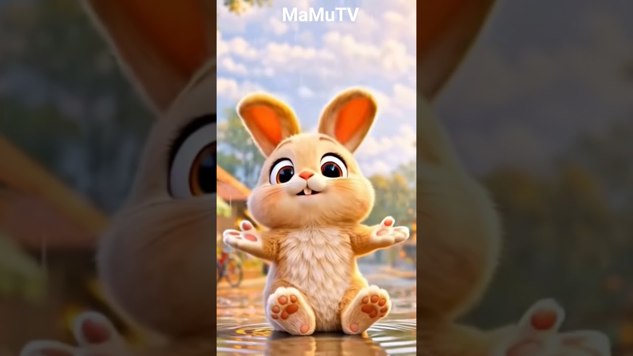Rabbit Mouse Kitten Bear Playing | MaMuTV  