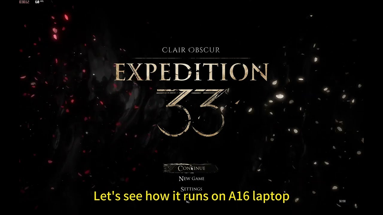 Clair Obscur: Expedition 33 benchmark | tuf a16 advantage edition (2023) | AMD Radeon RX 7600S