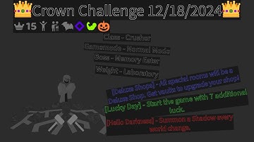 Crown Challenge 12/18/2024 - Randomly Generated Droids
