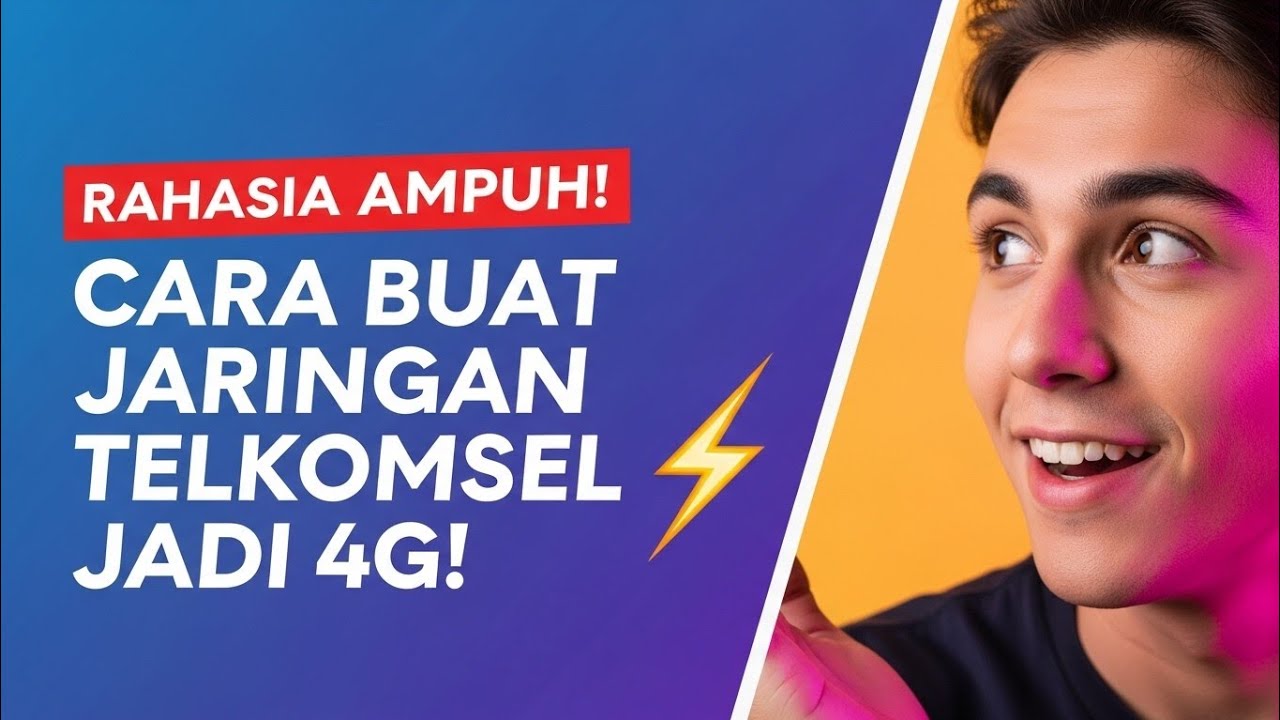 Cara Buat Jaringan Telkomsel Jadi 4g