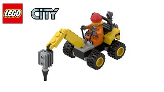Lego City 30312 Demolition Driller 2015