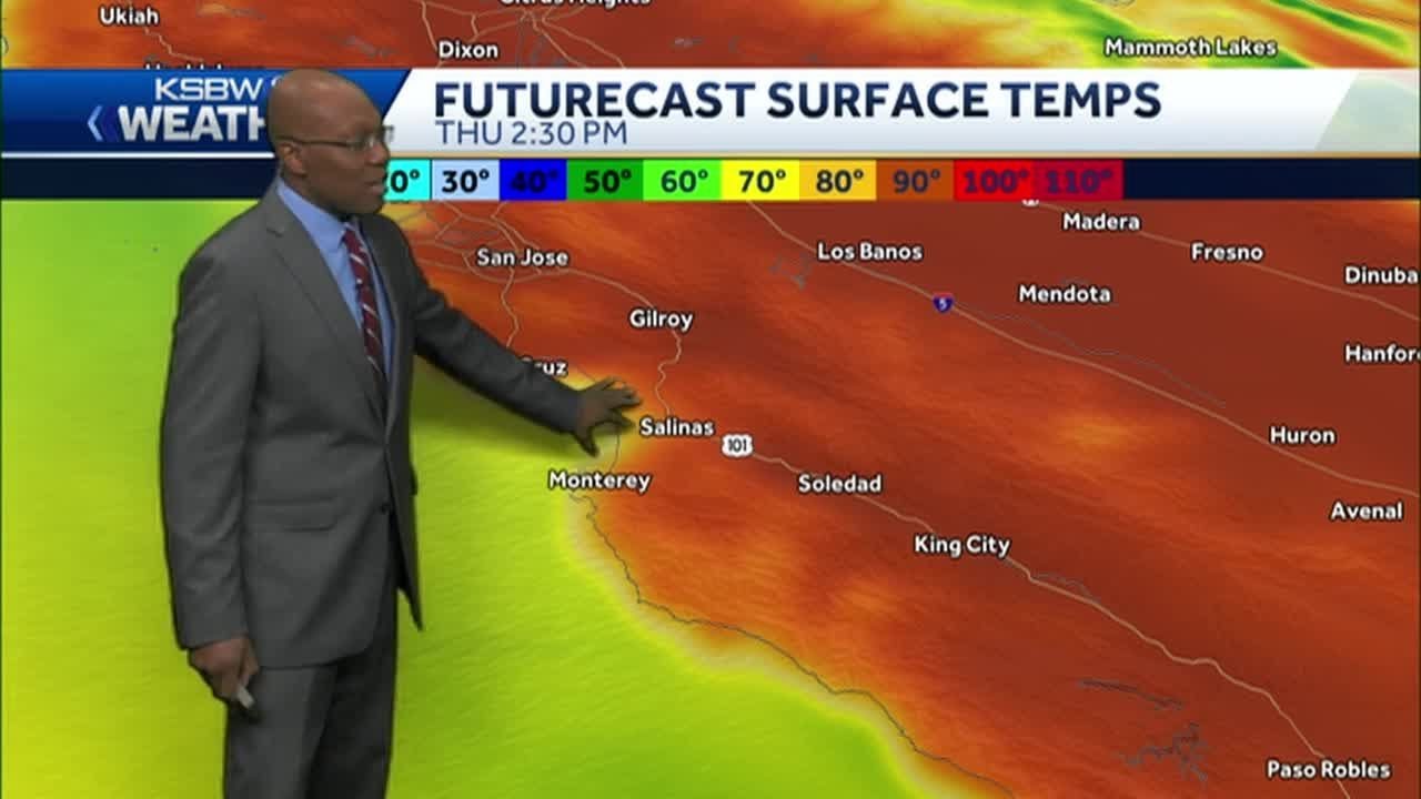 monterey park california Sunny to Partly Cloudy and Cooler