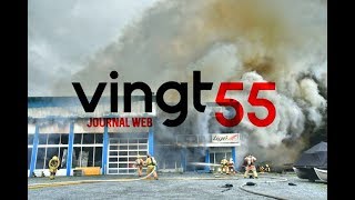 Incendie Drummondville Marine Video Vingt55