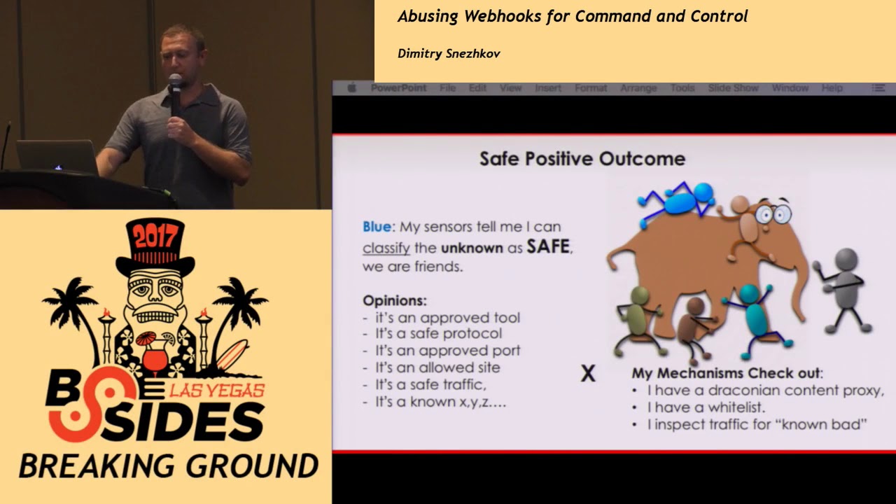 BG - Abusing Webhooks for Command and Control - Dimitry Snezhkov