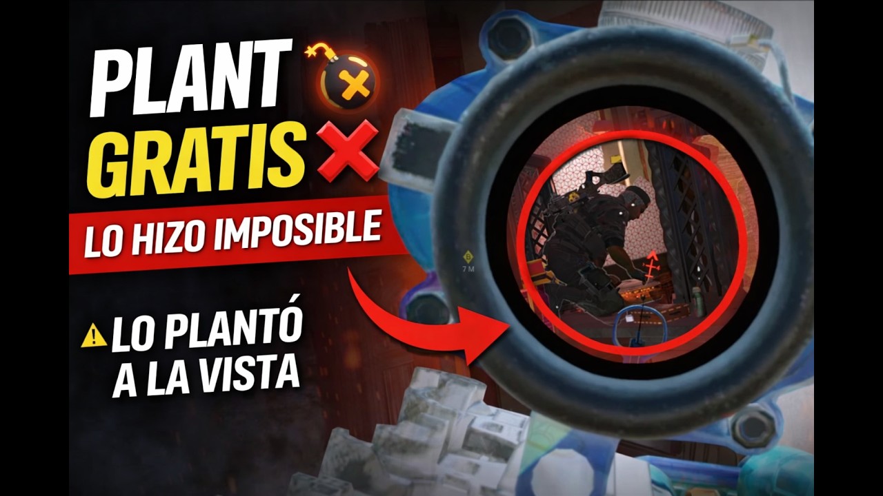 Tenía el plant gratis… y lo hizo imposible 😅 | Rainbow Six Siege X