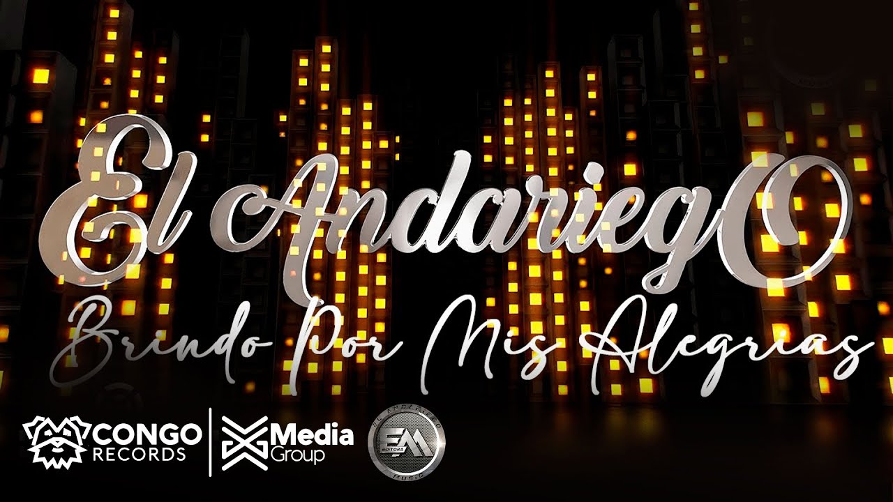 Brindo Por Mis Alegrías - El Andariego  (Audio Letra Oficial)