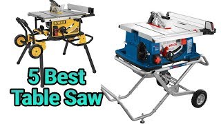 5 Best Table Saws 2019