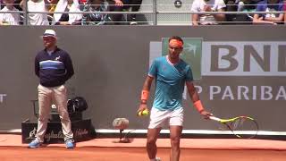 Amazing Points of Rafael Nadal Court Level View 2019/2020 ( RG, Rome, Paris, US OPEN,..)