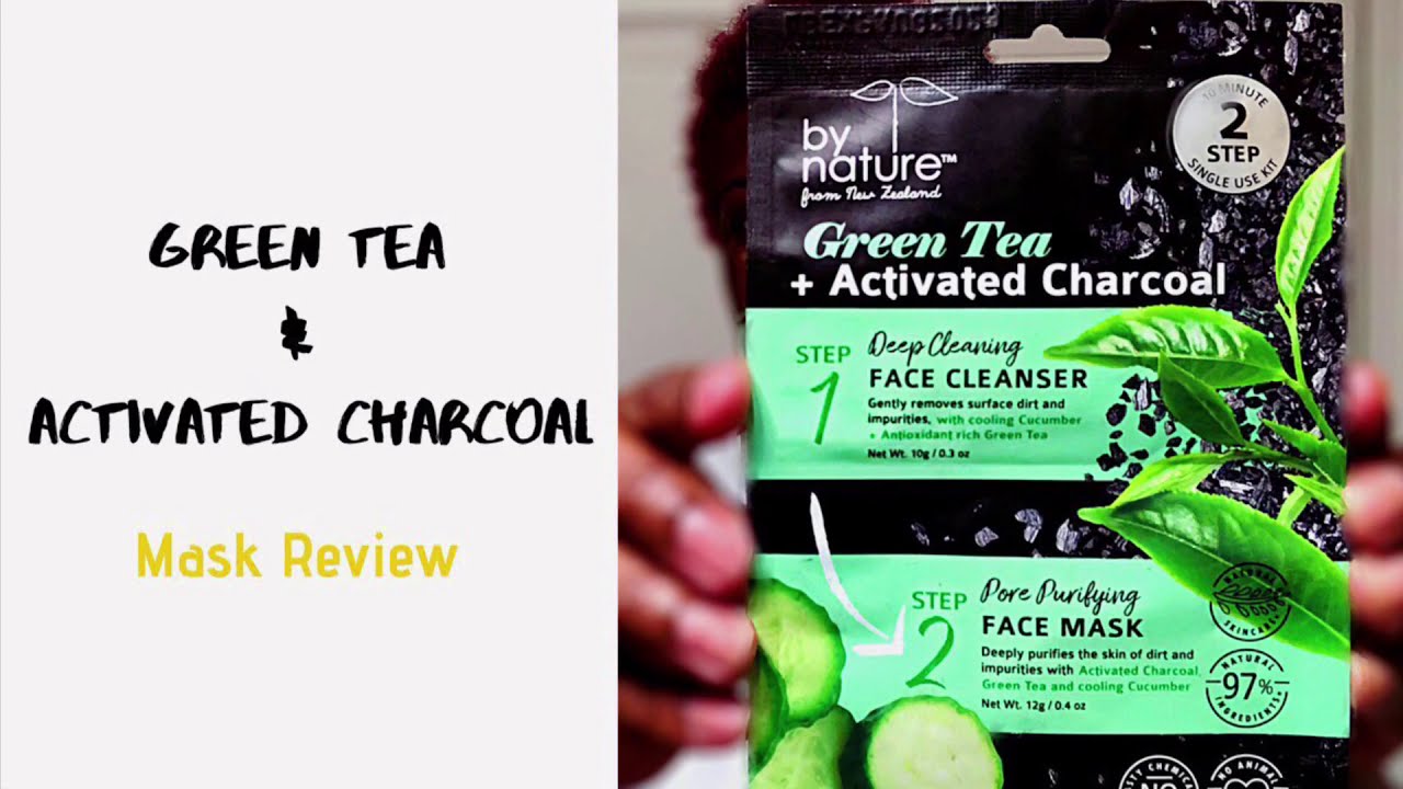 GreenTea & Activated Charcoal Mask Review