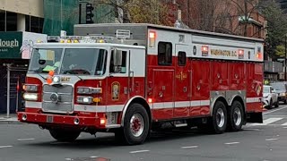 DCFD Hazmat 1 and Hazmat Support Unit Responding 12-10-2025