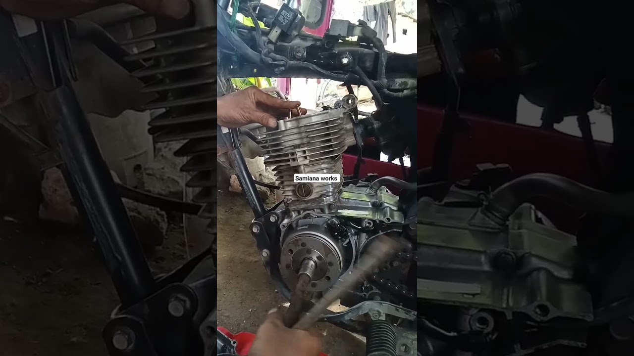 How to timing push rod motorcycle engine honda tmx 155 cc👍👍👍