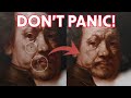 How to repair MAJOR painting mistakes