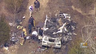 Man's Body Found Inside Burning RV