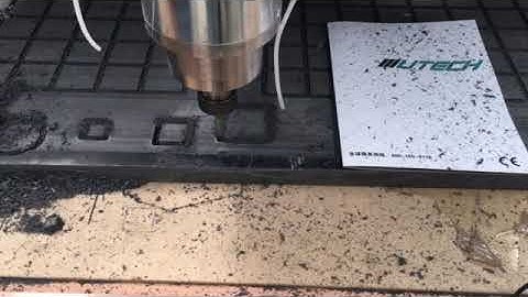 UTECH CNC ROUTER/MACHINE--25mm PVC for cutting square pattern