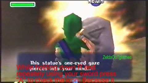 How to perform the Endless sword glitch in Zelda Ocarina of Time