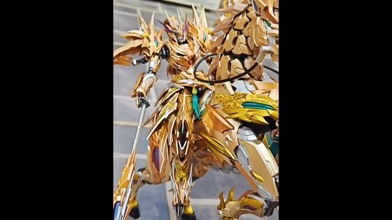 Golden Armor Model: Stunning Arrival!