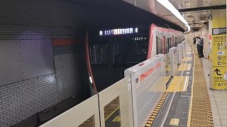 都営地下鉄浅草線5500形5511F　エアポート快特羽田空港行き東銀座駅通過(2023/9/12)