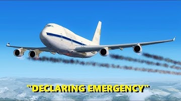 ENGINE FLAMEOUT at 39,000 FEET! Flight Simulator X (Multiplayer)