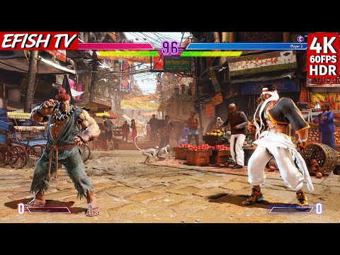 Akuma vs Rashid (Hardest AI) - Street Fighter 6