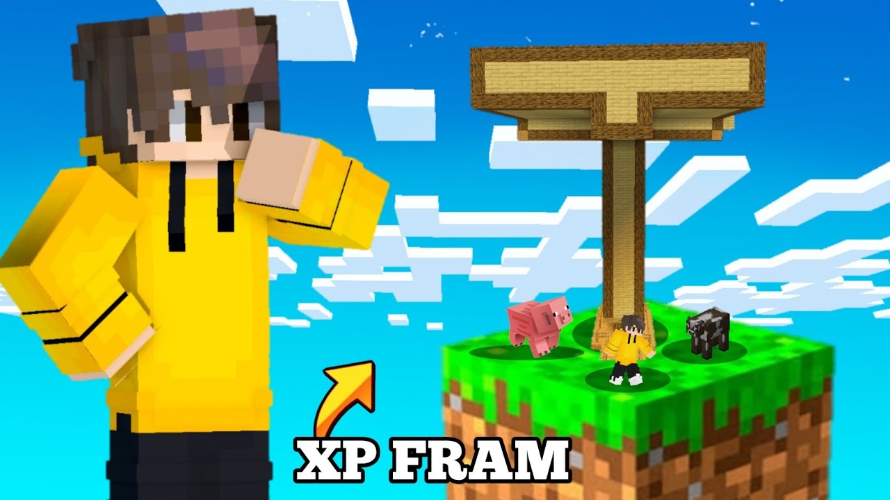 WE ARE BUILDING A XP FRAM IN ONE BLOCK - YouTube