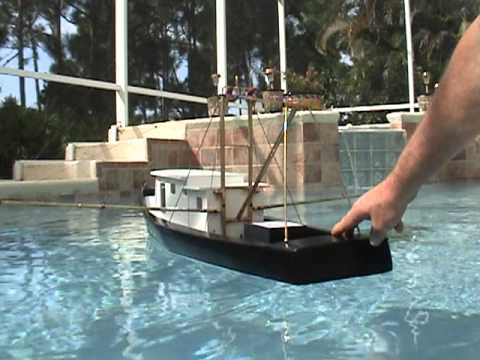 scratch built shrimp boat - youtube