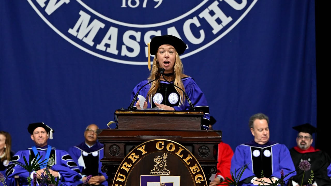 Adrianne Haslet (Hon. '24) Gives 2024 Commencement Address