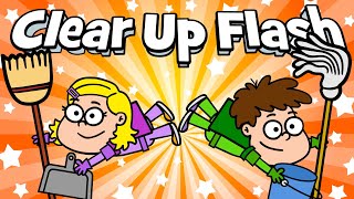 Clear Up Flash - Funny kids song - Clean your room - Hooray Kids Songs & Nursery Rhymes screenshot 2