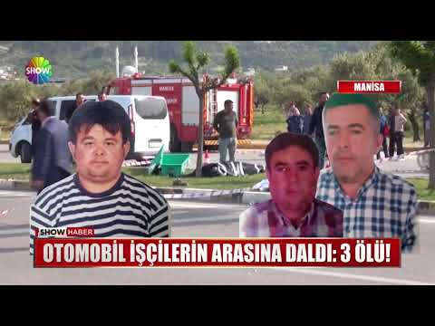 Otomobil Işçilerinin Arasına Daldı: 3 ölü!