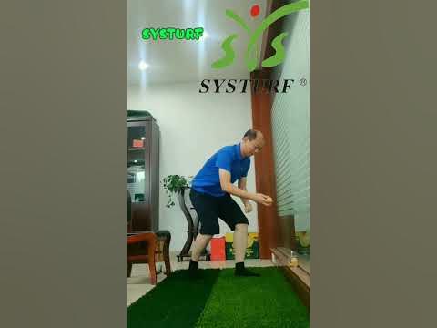 SYSTURF New products -no filling football grass - YouTube