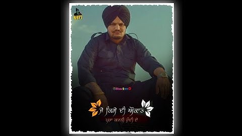 SIDHU MOOSEWALA DAILOUGE STATUS | sidhu moose wala attitude status | sidhu moose wala song status