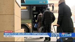 Freezing temperatures are impacting plenty of organizations and services in Rochester