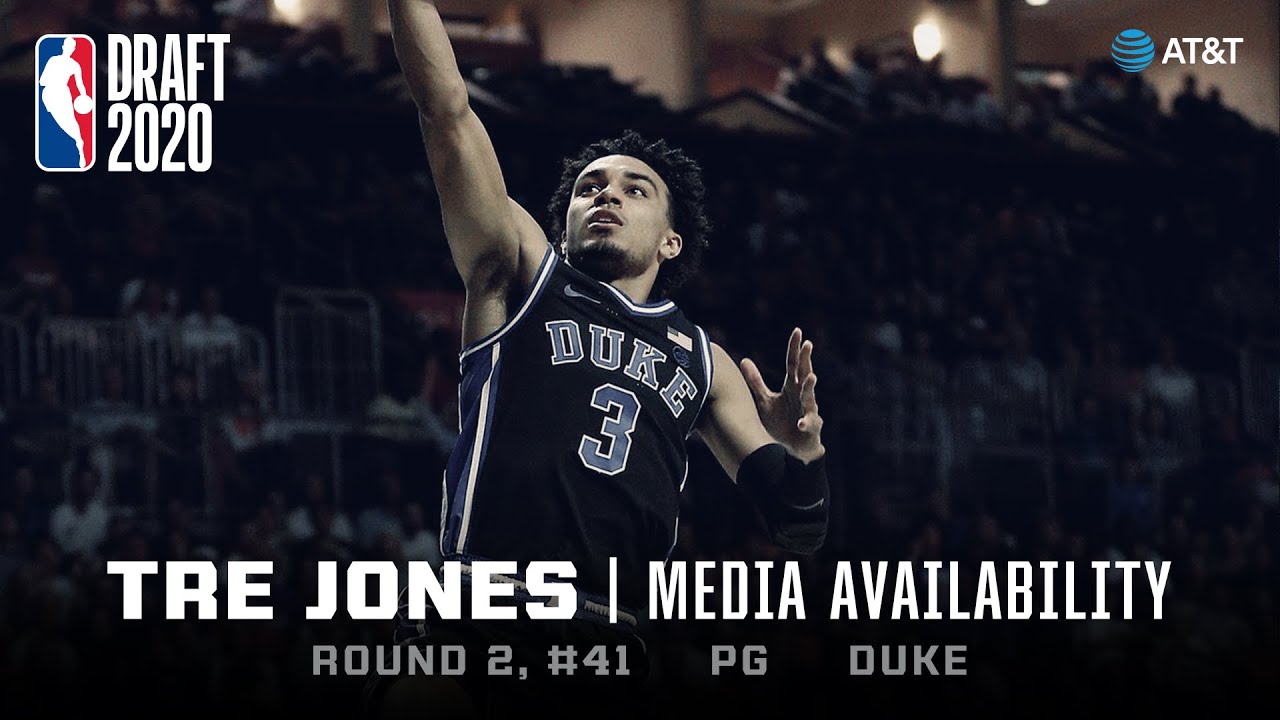 Tre Jones Media Availability | Spurs Draft 2020 - YouTube